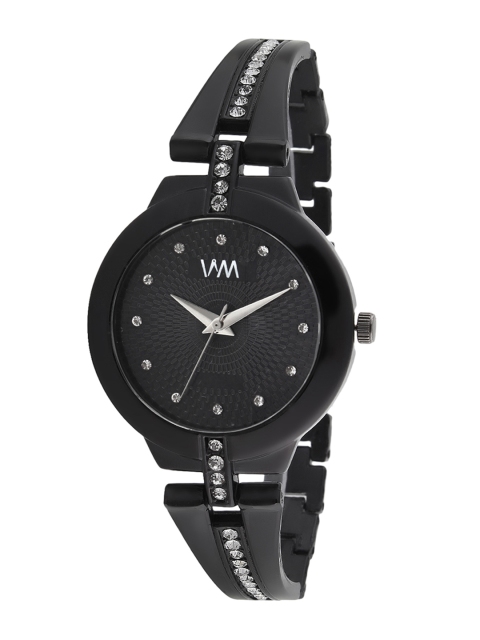 

WM Women Black Analogue Watch WMAL-338newaa