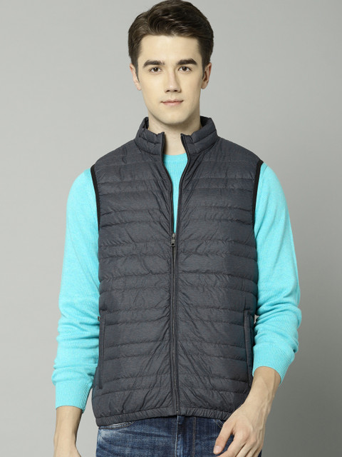 

Marks & Spencer Men Navy Blue Solid Lightweight Padded Jacket