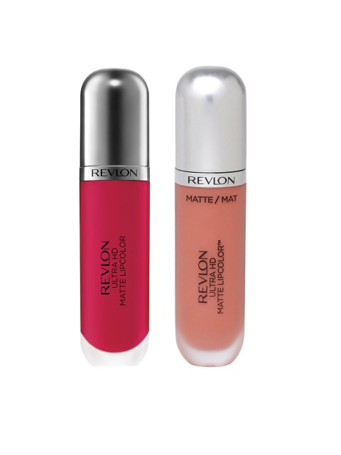 

Revlon Set of 2 Ultra HD Seduction Matte Lipcolor, Nude