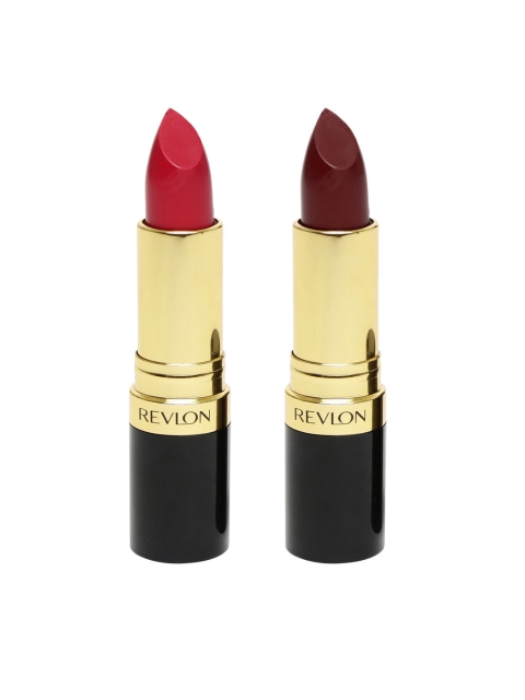 

Revlon Set Of 2 Super Lustrous Matte Lipsticks, Red