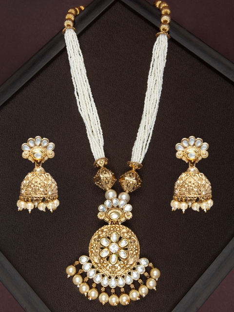 

Rubans Gold-Plated Embellished Handcrafted Jewellery Set