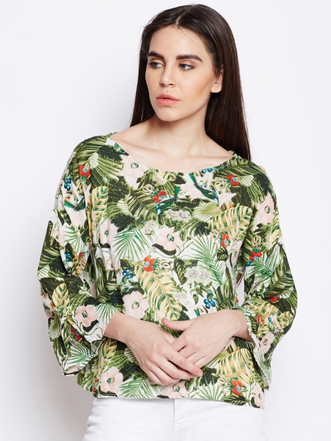

Oxolloxo Women Multicoloured Printed Top, Multi