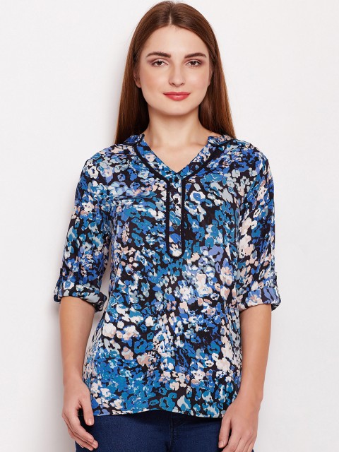 

Oxolloxo Women Multicoloured Printed Top, Multi