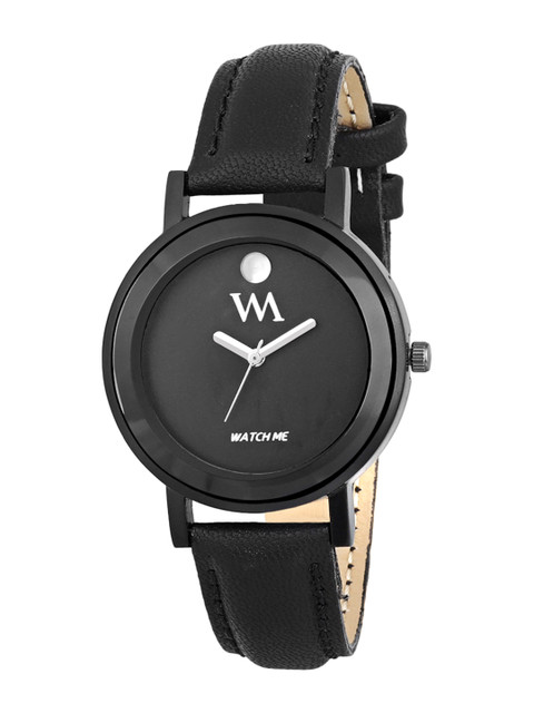 

WM Men Black Analogue Watch WMAL-330