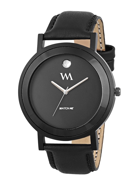 

WM Men Black Analogue Watch WMAL-330