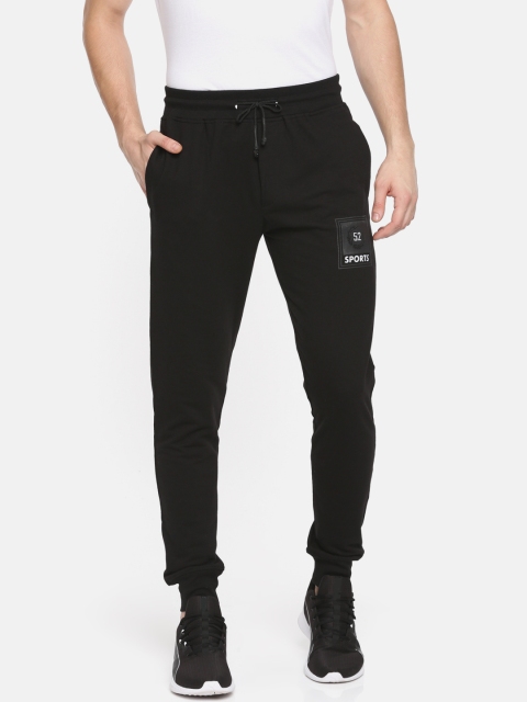 

Sports52 wear Men Black Track Pants
