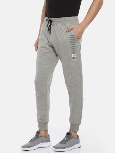 

Sports52 wear Men Grey Melange Solid Joggers