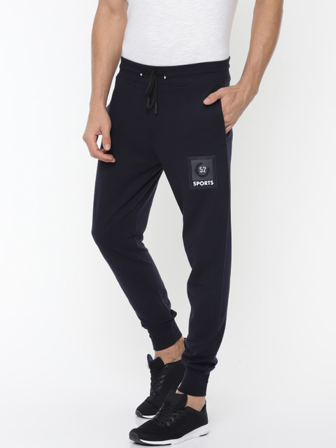 

Sports52wear Men Navy Blue Solid Joggers