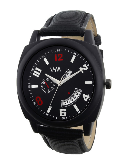 

WM Men Black Analogue Watch DDWM-077zz