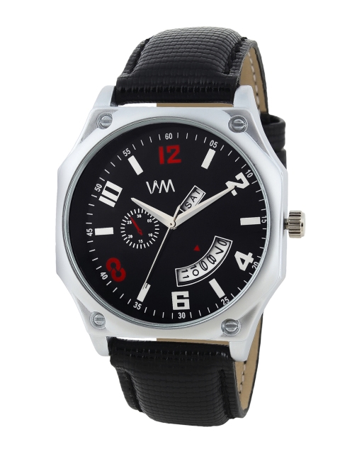

WM Men Black Analogue Watch DDWM-068zz