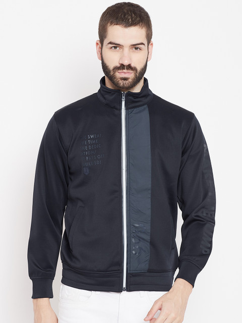 

Duke Stardust Men Navy Blue Solid Sweatshirt
