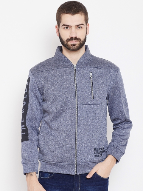

Duke Stardust Men Navy Blue Solid Sweatshirt