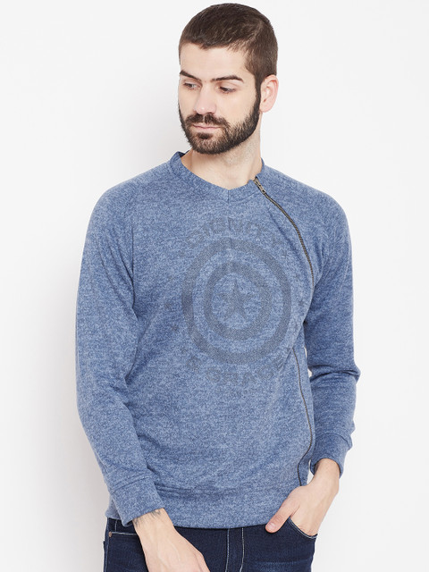 

Duke Stardust Men Blue Printed Sweatshirt