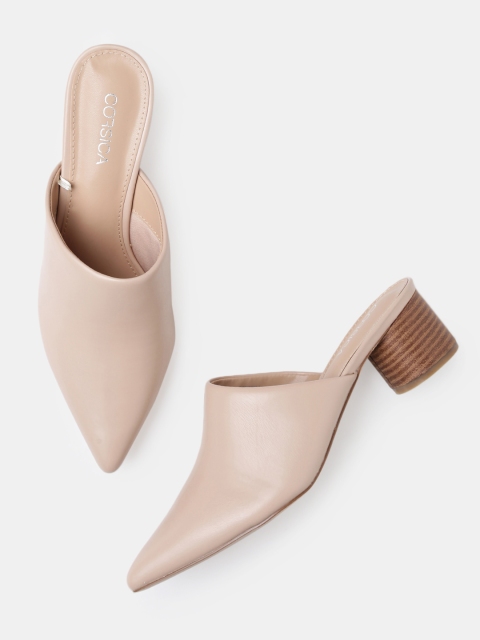 

CORSICA Women Nude-Coloured Solid Mules