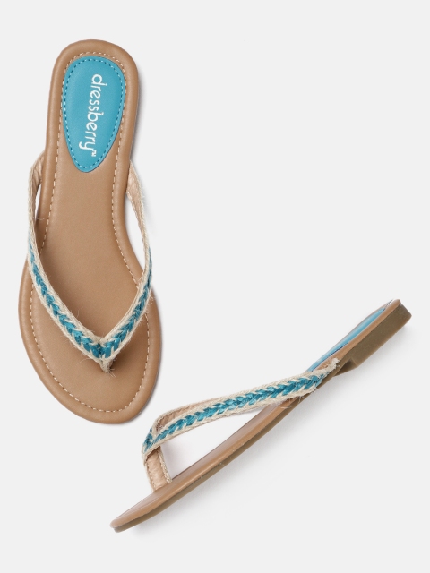 

DressBerry Women White Solid Open Toe Flats
