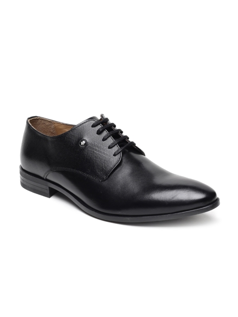 

Louis Philippe Men Black Leather Formal Derbys