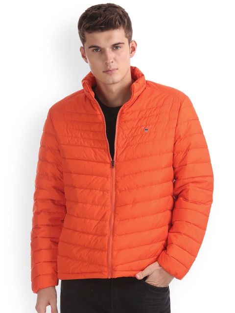 

GANT Men Orange Solid Lightweight Padded Jacket