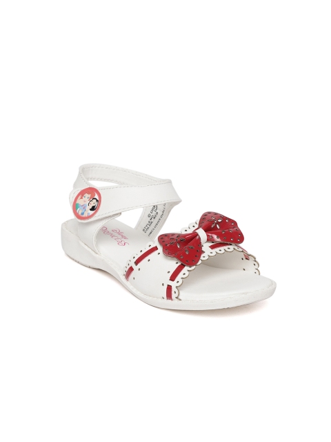 

Disney Princess Girls Open Toe Flats, White
