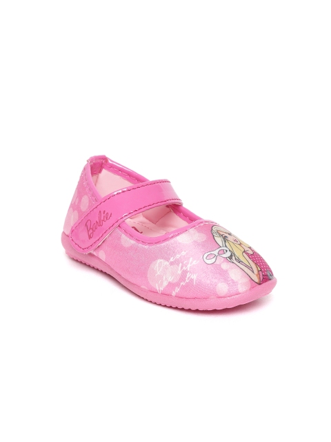 

Barbie Girls Pink Barbie Print Ballerinas