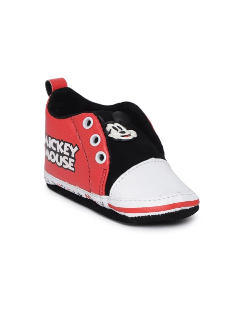 

Marvel Boys Mickey Printed Booties, Red