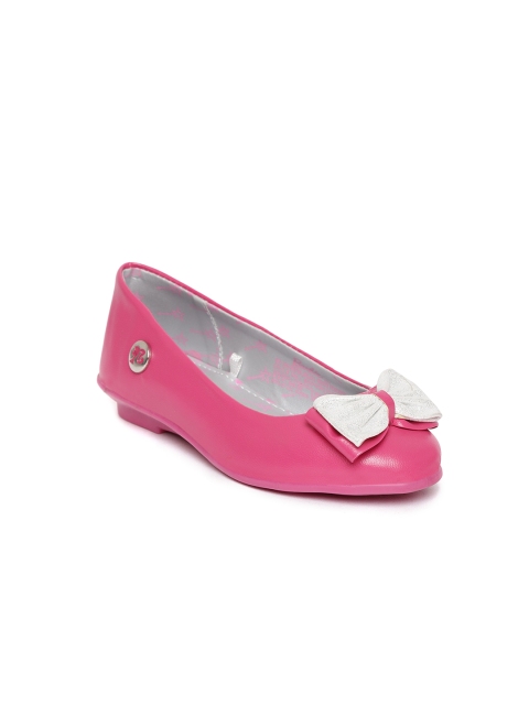 

Barbie Girls Pink Solid Ballerinas