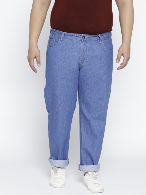 

FEVER Men Blue Straight Fit Mid-Rise Clean Look Jeans