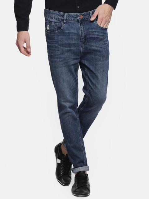 

SF JEANS by Pantaloons Men Navy Blue Slim Fit Mid-Rise Clean Look Stretchable Jeans