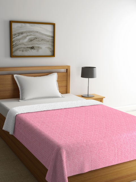 

Portico New York Pink Geometric AC Room 120 GSM Single Bed Comforter