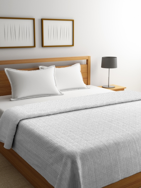 

Portico New York Grey Geometric AC Room 120 GSM Double Bed Comforter