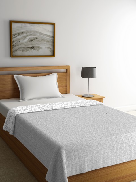 

Portico New York Grey Geometric AC Room 120 GSM Single Bed Comforter