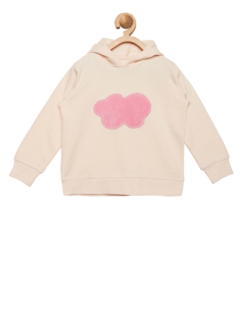 

berrytree Unisex Pink Printed Hooded Sustainable Sweatshirt