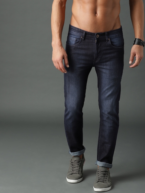 

Roadster Men Blue Skinny Fit Mid-Rise Clean Look Stretchable Jeans