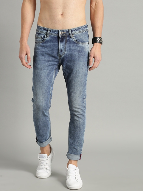 

Roadster Men Blue Skinny Fit Mid-Rise Clean Look Stretchable Jeans