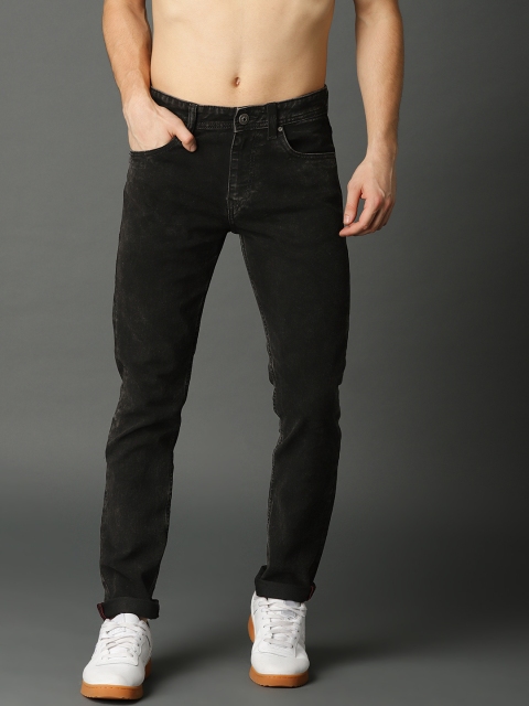 

Roadster Men Black Skinny Fit Mid-Rise Clean Look Stretchable Jeans