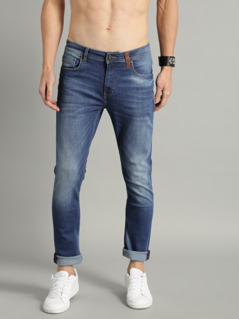 

Roadster Men Blue Skinny Fit Mid-Rise Clean Look Stretchable Jeans