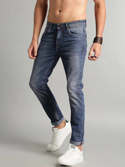 

Roadster Men Blue Skinny Fit Mid-Rise Clean Look Stretchable Jeans