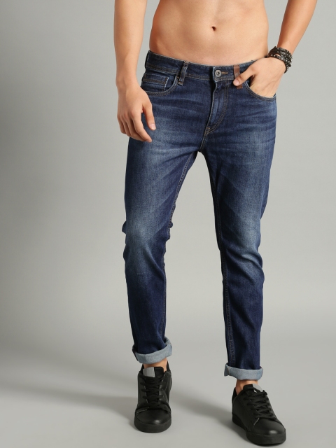 

Roadster Men Blue Skinny Fit Mid-Rise Clean Look Stretchable Jeans