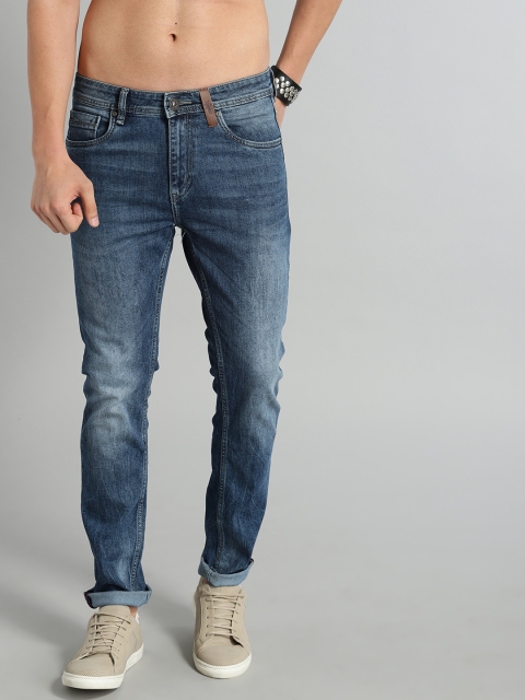 

Roadster Men Blue Skinny Fit Mid-Rise Clean Look Stretchable Jeans