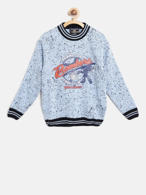 

Duke Boys Blue Printed Pullover