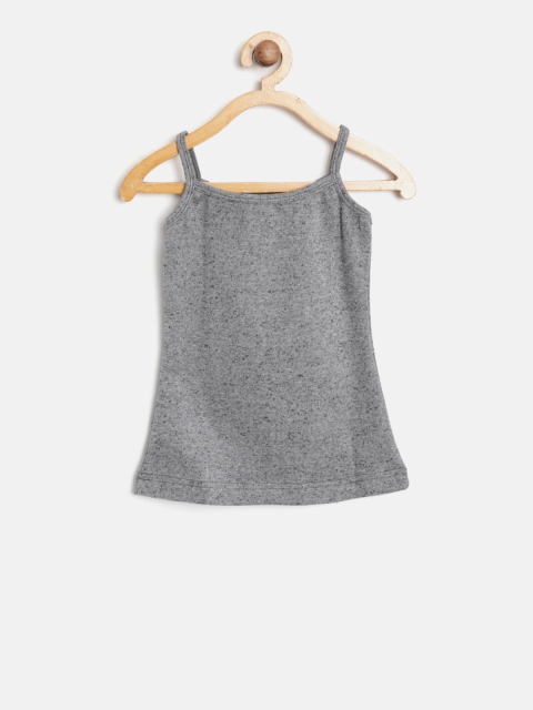 

Palm Tree Girls Grey Melange Solid Camisole 131260690377 C206
