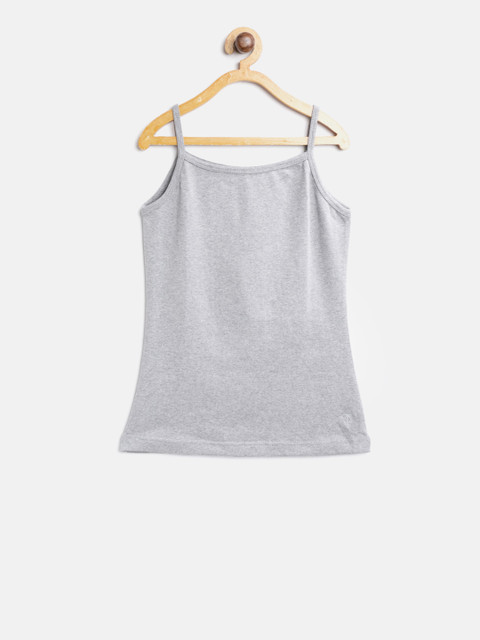 

Palm Tree Girls Grey Melange Solid Camisole 131260690377 C205