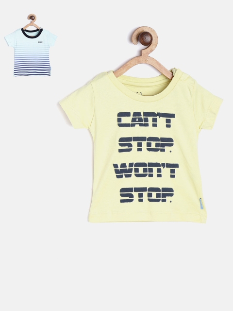 

Gini and Jony Boys Pack of 2 T-shirts, Yellow