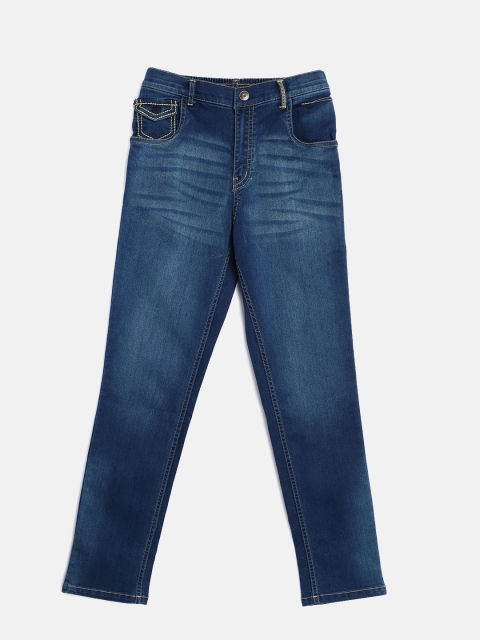

Gini and Jony Boys Blue Regular Fit Mid-Rise Clean Look Stretchable Jeans