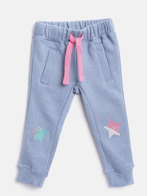 

United Colors of Benetton Girls Blue Solid Joggers