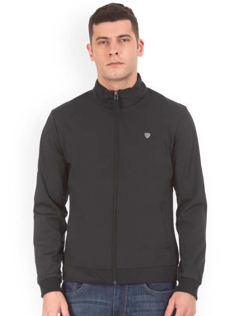 

Arrow Sport Men Black Solid Bomber