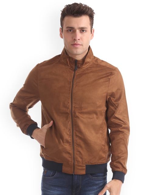 

Arrow Sport Men Brown Solid Bomber