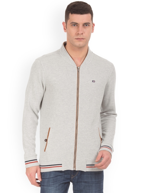 

Arrow Sport Men Grey Melange Solid Sweatshirt
