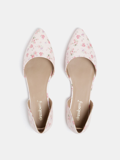 

DressBerry Women Pink Printed Ballerinas