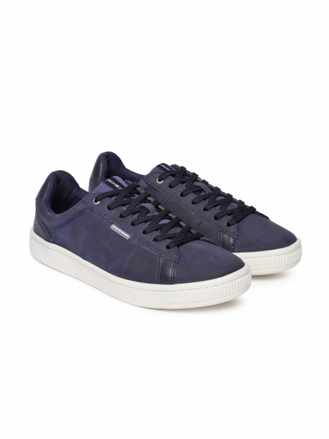 

Jack & Jones Men Blue Suede Sneakers