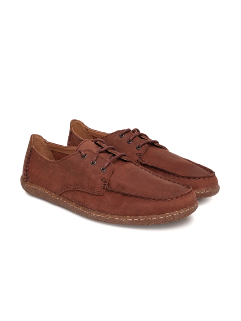 

Clarks Men Tan Brown Saltash Lace British Suede Derbys